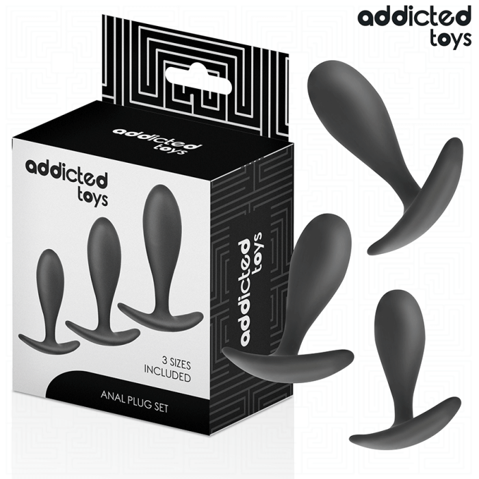 Obsenza - Set of 3 anal plug silicone model 2 - Image 2