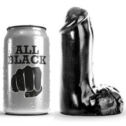 Obsenza - Dildo Realístico de 13 cm para Principiantes - ALL BLACK - Negro - Image 1