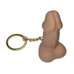 Obsenza - Silbato llavero con forma de pene color carne - Image 1