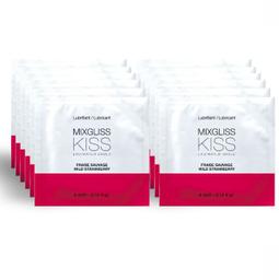 Obsenza - MIXGLISS Strawberry Flavor Water-Based Lubricant 12 Pack - Image 1