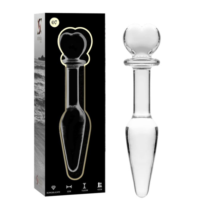 Obsenza - Nebula Series Ibiza Model 7 Borosilicate Glass Anal Plug 13. - Image 1