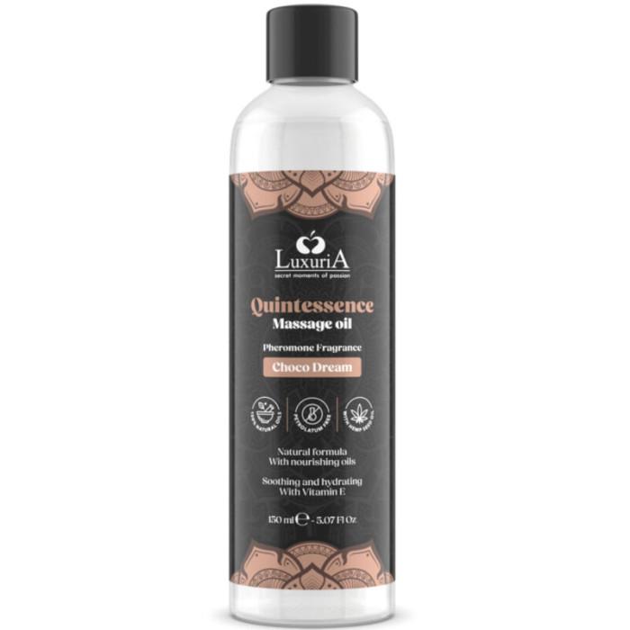 Obsenza - Huile de Massage Chocolat Luxuria Intimateline - Plaisir Sensuel et Naturel - 150ml - Image 1