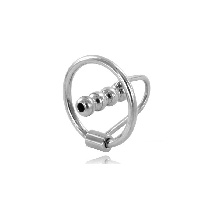 Obsenza - Anneau de Gland avec Bouchon Urétral 30mm - Metal Hard - Image 1