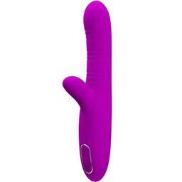 Obsenza - Vibrador Multifunción Angelique con Estimulador de Clítoris de Pretty Love - Violeta - Image 1