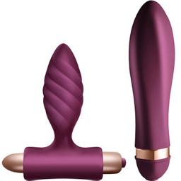 Obsenza - Desire kit vibrador + plug anal trenzado - Image 1